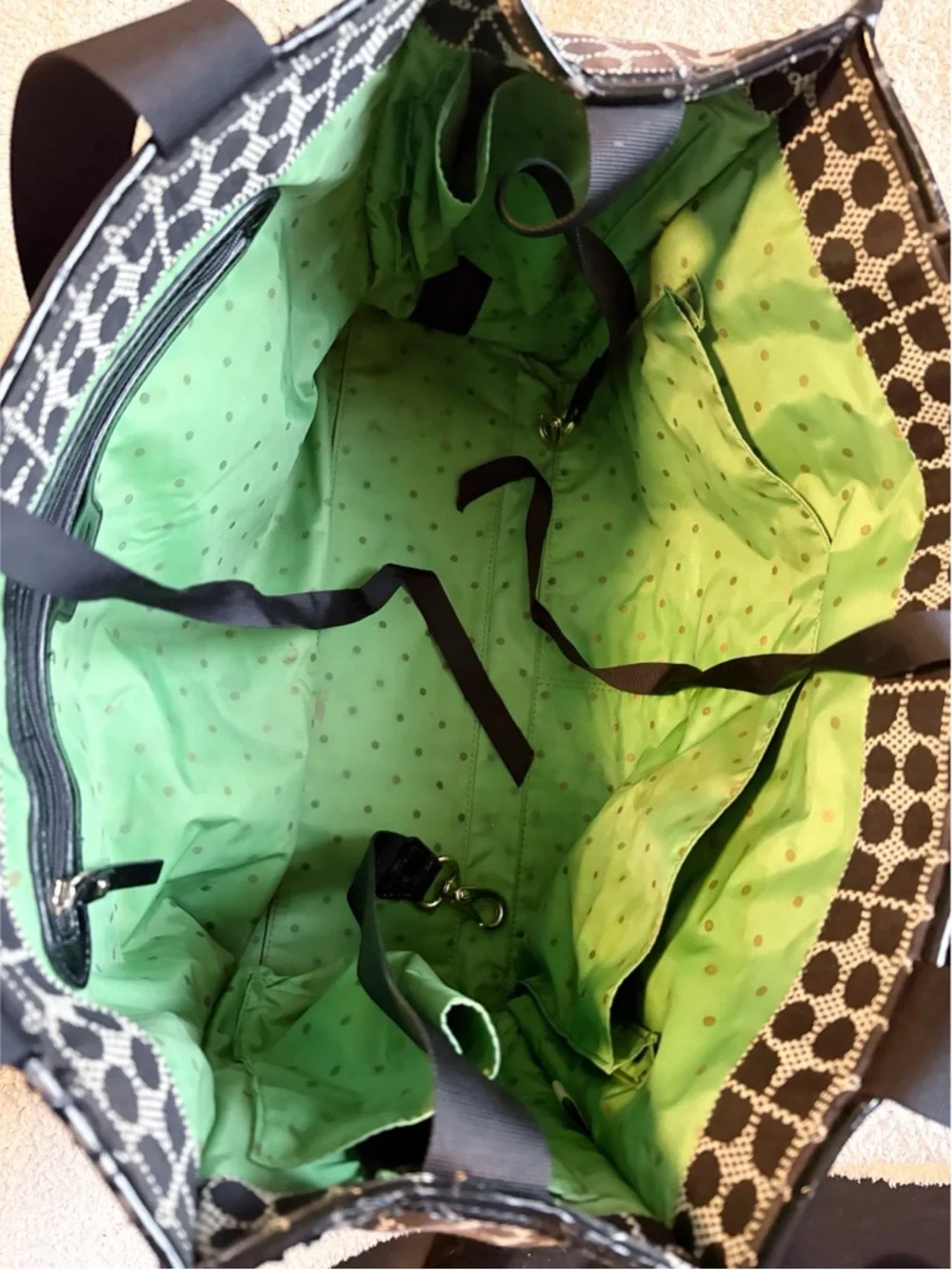 Kate Spade Classic Noel Stevie Tote‎ Bag Baby Bag